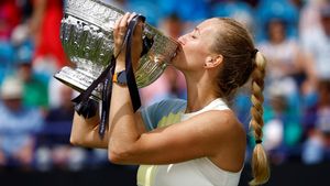 Kvitová na trávě slaví: víc titulů má jen Serena, znamení před Wimbledonem
