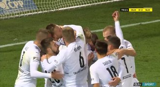 SESTŘIH: Olomouc - Slovácko 0:3. Šestá výhra v řadě a krásný gól Reinberka