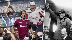 Sportovci ve službách tyranů: hajlující fotbalista, boxeři i Maradona s Ovečkinem Sportovci ve službách tyranů: hajlující fotbalista, boxeři i Maradona s Ovečkinem