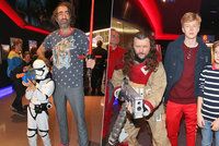 Celebrity na premiéře filmu Star Wars: Poslední z Jediů!