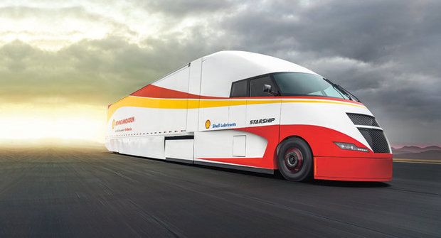 Shell Starship: Nejšetrnější hybridní kamion