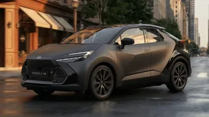 Toyota C-HR slaví 10 let stylovější výbavou GR Sport. Přidává matný lak a nová kola Toyota C-HR slaví 10 let stylovější výbavou GR Sport. Přidává matný lak a nová kola