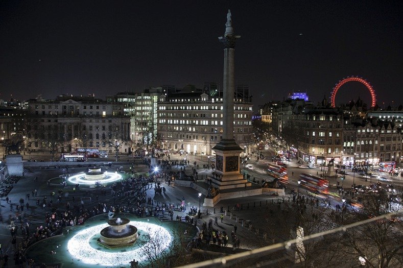 Proměna londýnského Trafalgar Square
