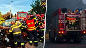 Tragický pátek žen za volantem: Čelní srážka dvou aut skončila smrtí řidičky