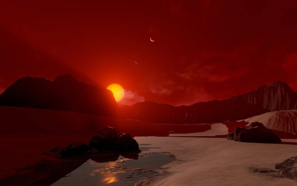 TRAPPIST-1d: Virtuální realita z povrchu exoplanety od NASA