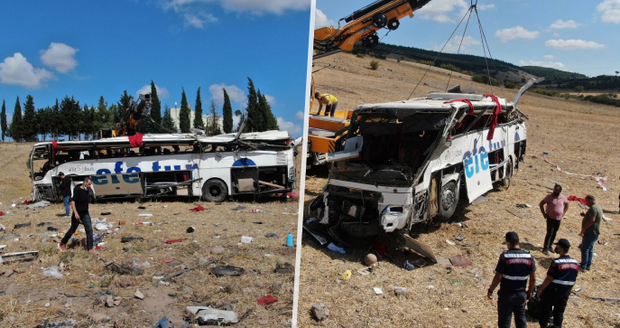 Tragická nehoda autobusu v Turecku: Zahynulo patnáct lidí!