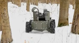 Ukrajina postavila čtyřkolový robotický minitank Lyut
