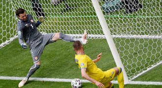 Ukrajina - S. Makedonie 2:1. Zahozené penalty, nováček nad propastí