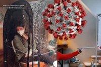 Veselé Vánoce v izolaci a karanténě: Snímky rodin postižených covidem trumfnou i Zemanovo „akvárko“