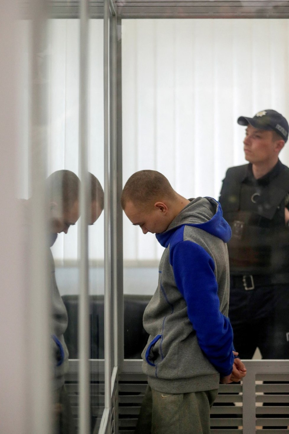 V Kyjevě pokračuje soud s ruským vojákem Vadimem Šišimarinem (23.5.2022)