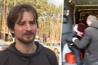 Statečný muž zachraňoval na Ukrajině civilisty pod palbou: Hrůzy z první linie války natočil