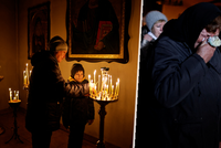 Velikonoční oslavy válce navzdory! Ukrajinci si připomněli Krista dokonce i ve zbídačené Buči