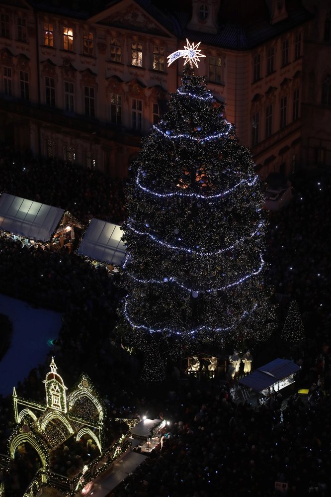 Vánoční trhy na Staroměstském náměstí v minulých letech