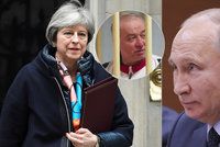 Mayová kvůli smrti agenta vyhodila z Británie rekordní počet ruských diplomatů