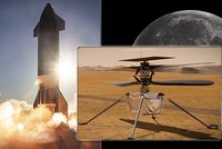 Český prcek, Muskův obr, závody lunochodů, vrtulník na Marsu. Co čeká vesmír roku 2021?