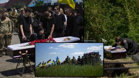 Kamioňák (†38) padl při obraně Ukrajiny: Loučili se s ním vojáci, manželka i jeho děti