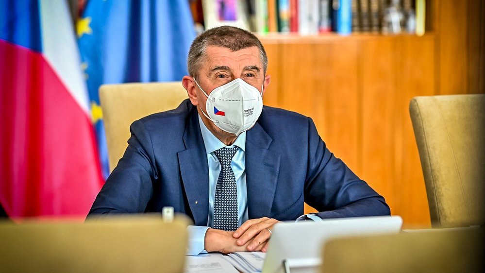 Jednání vlády: Premiér Andrej Babiš (29.3.2021)