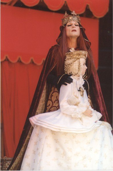 Vladimír Marek (†69) jako královna Alžběta v shakespearovském Richardu III.