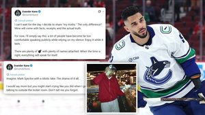 Vyhlásil bankrot, byl obviněn z násilí, hádá se na sítích. Kane si v NHL možná už neškrtne