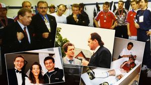 Vzácná galerie ze zákulisí EURO 96: Němec ve vaně, Pelta jako Jágr a Vetchý na svatbě Vzácná galerie ze zákulisí EURO 96: Němec ve vaně, Pelta jako Jágr a Vetchý na svatbě