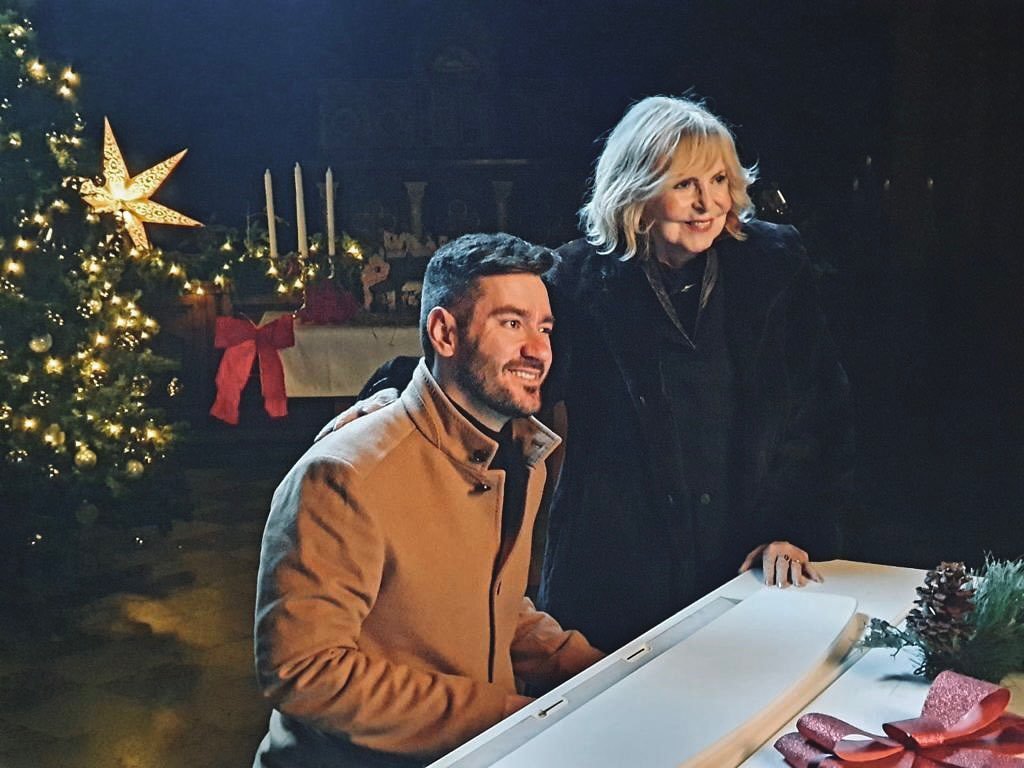 Hanka Zagorová a Marek Ztracený nazpívali vánoční duet.