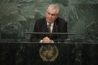 Zeman promluví na zasedání OSN. Shromáždění se zúčastní i Zaorálek