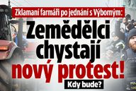 Zklamaní zemědělci na 7. březen chystají další velký protest! Přijedou do Prahy opět traktory?