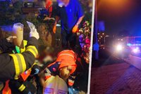 Řidič (62) naboural na Zlínsku do zahrádky restaurace! Dva hosté utrpěli těžká zranění