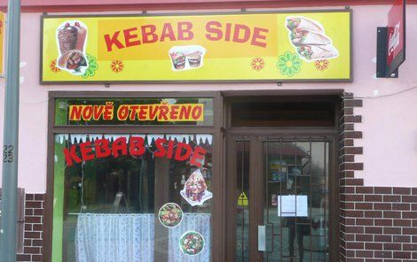 Bistro Kebab Cide v Kostelní ulici v Jirkově.