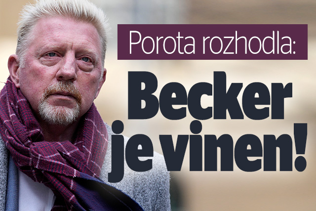 Porota rozhodla:  Becker je vinen!