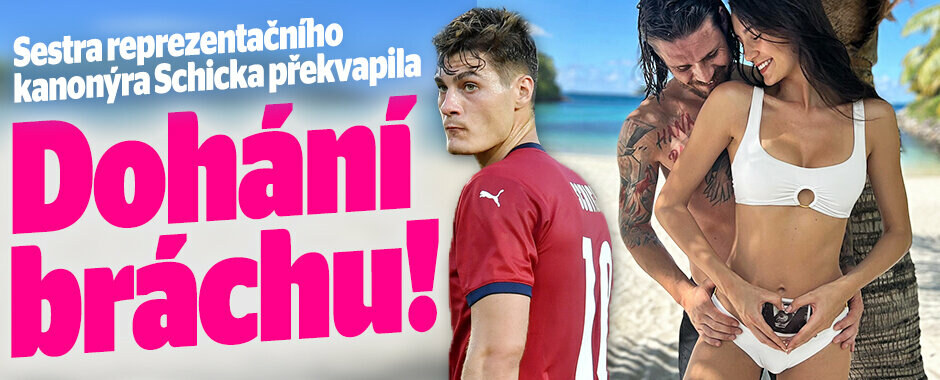 Sestra reprezentačního kanonýra Schicka překvapila: Dohání bráchu! Sestra reprezentačního kanonýra Schicka překvapila: Dohání bráchu!