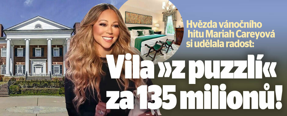 Mariah Careyová si udělala radost: Nová vila z »puzzlí« za 135 milionů! Mariah Careyová si udělala radost: Nová vila z »puzzlí« za 135 milionů!